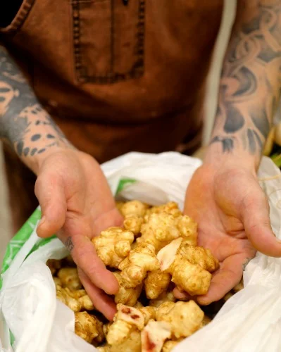 Farm-fresh produce at Winder’s Bistro Off Broad.