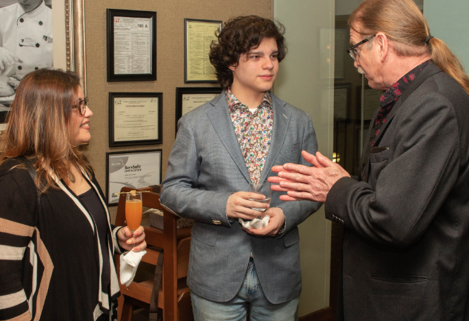 Art Institute of Atlanta Dean Max Shangle has words of wisdom for high school fashion student.