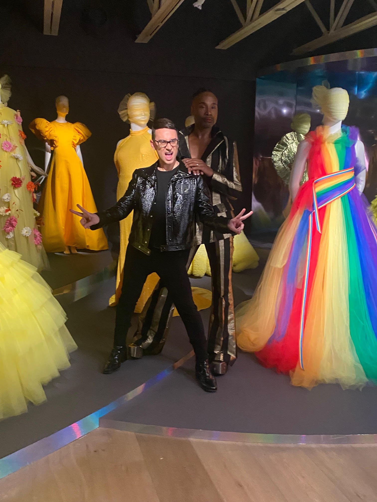 christian siriano scad fashion exhibit and billy porter