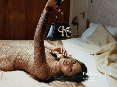 Naomi Campbell Stars in "The Bow Is Mine" Campaign for London-based Fashion Brand Self-Portrait