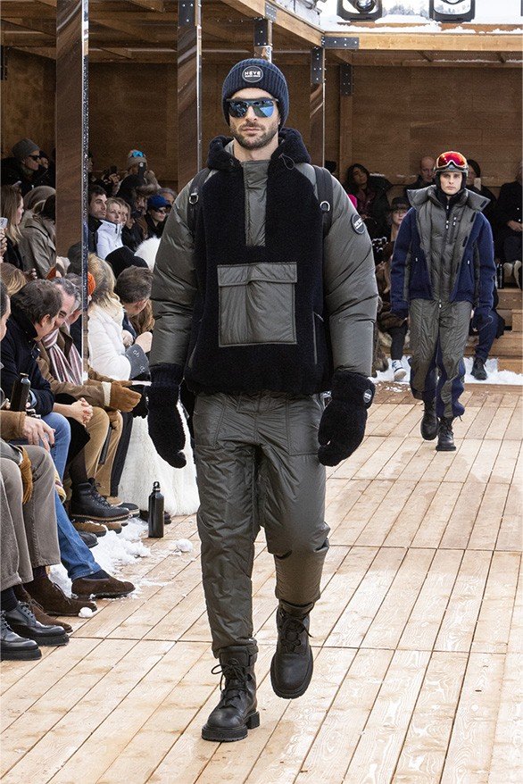 Giorgio Armani F/W 22 in St. Moritz