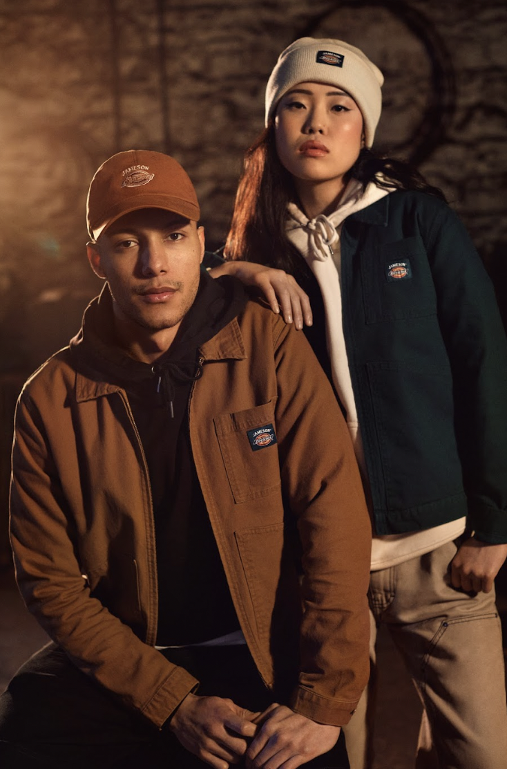 JAMESON IRISH WHISKEY AND DICKIES UNITE FOR NEW LIMITED-EDITION COLLECTION TITLED 'CRAFTED TOGETHER'