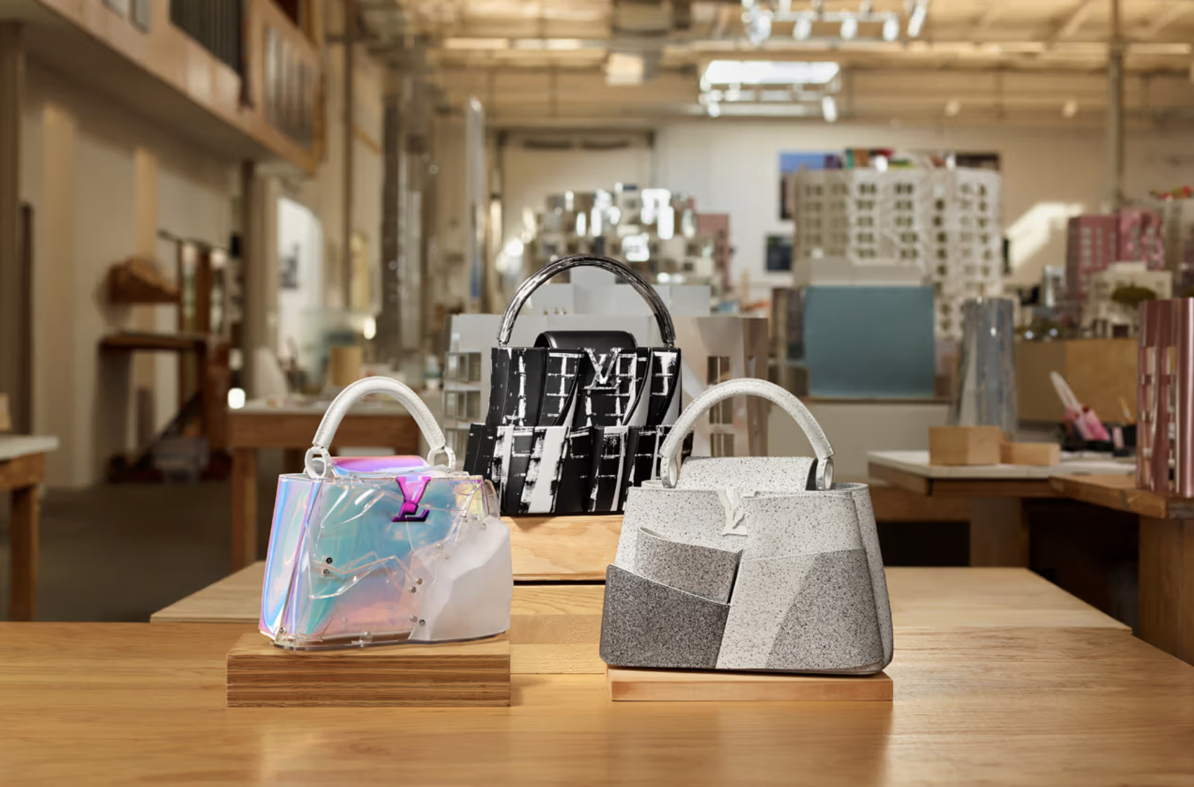 Frank Gehry x LV Collaboration Art Basel Miami Beach