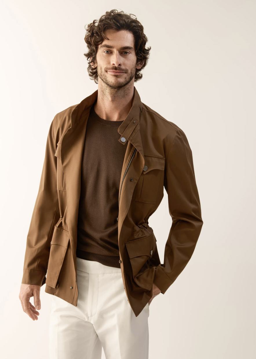 “Frederick Anderson Menswear Collection SS26 – luxury bespoke suit in partnership with Scabal, showcased at the Maison Limonelle launch event.”