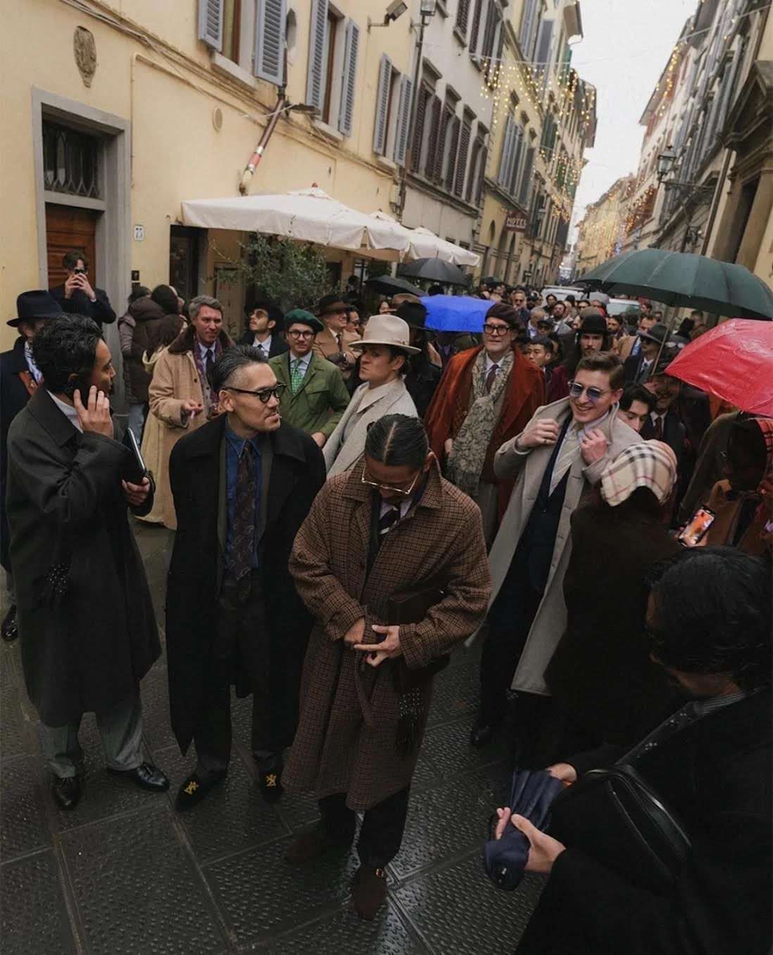 Pitti Uomo Suit Walk Takes Over Florence With Menswear’s Best-Dressed