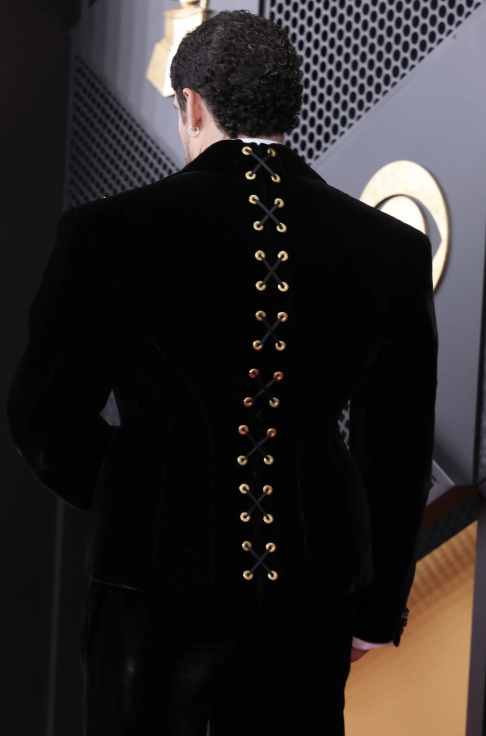 Bad Bunny Makes GRAMMY History in Schiaparelli Couture