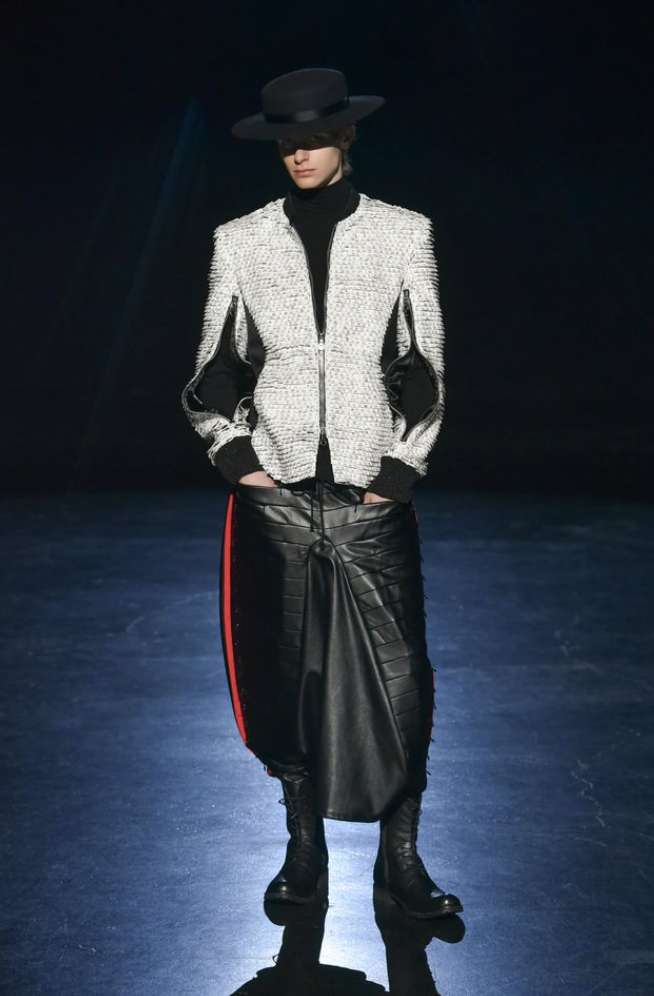 NYFW RYNSHU 40th Anniversary: Bold Monochrome Mastery