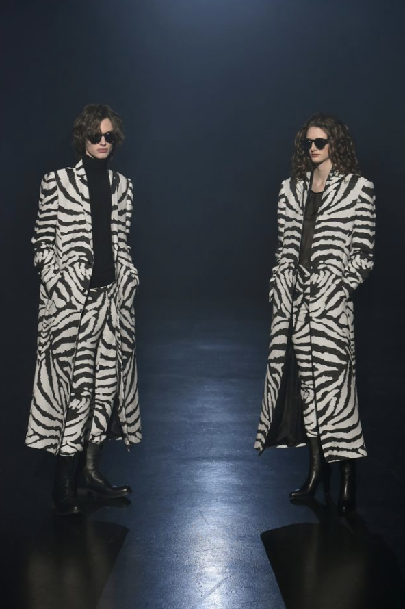 NYFW RYNSHU 40th Anniversary: Bold Monochrome Mastery