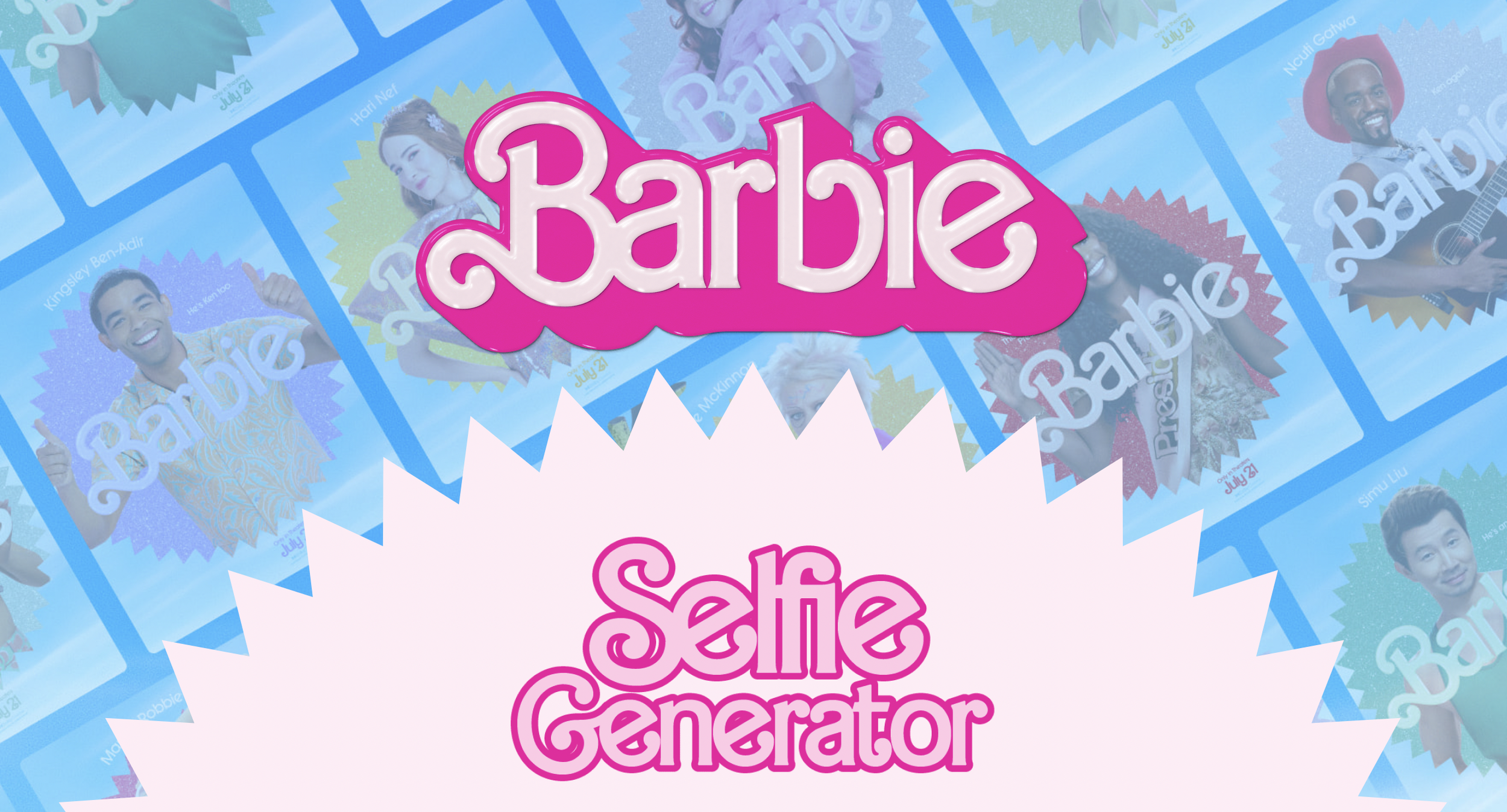 Create Your Own Barbie and Ken Selfies