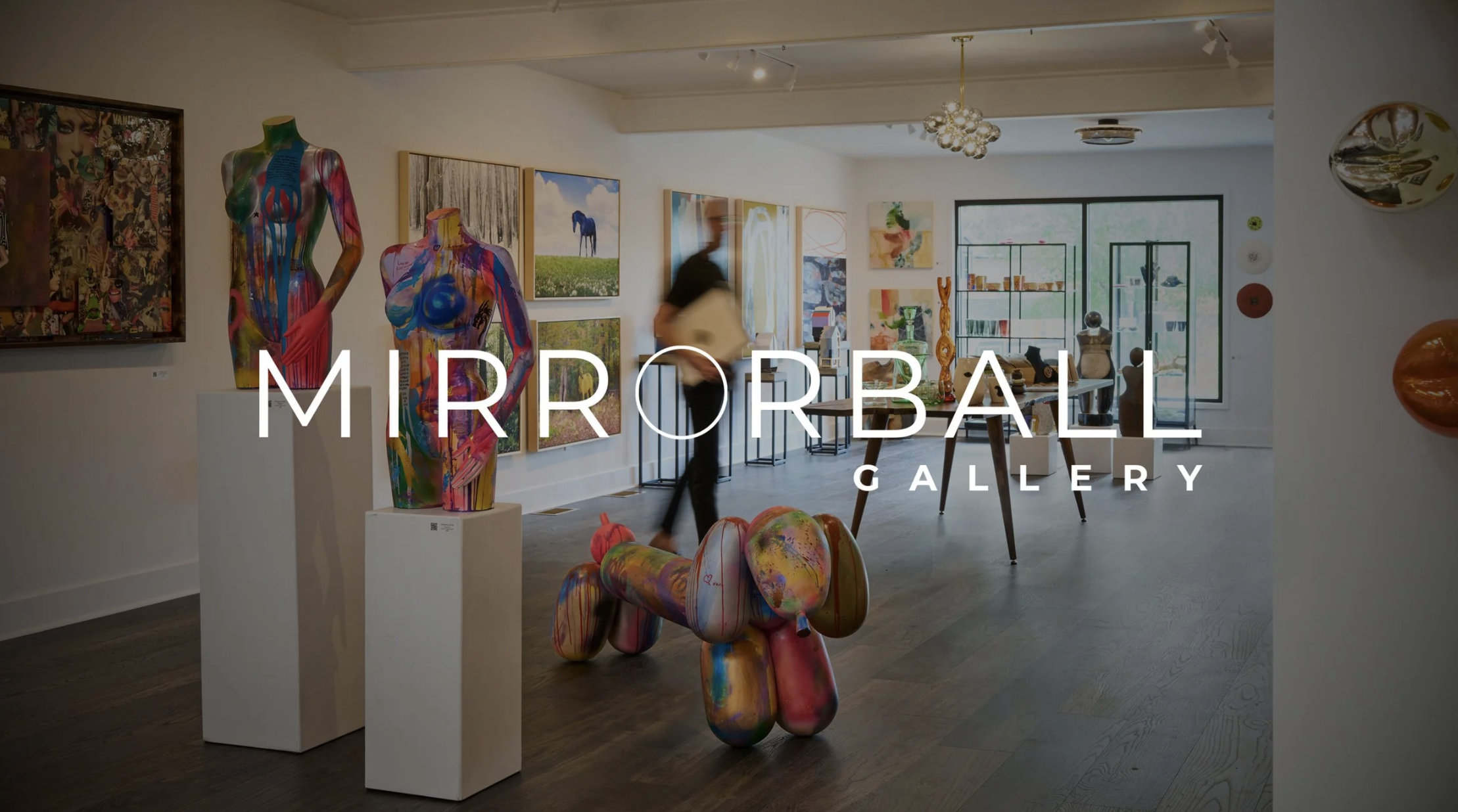 mirrorball art gallery tryon nc
