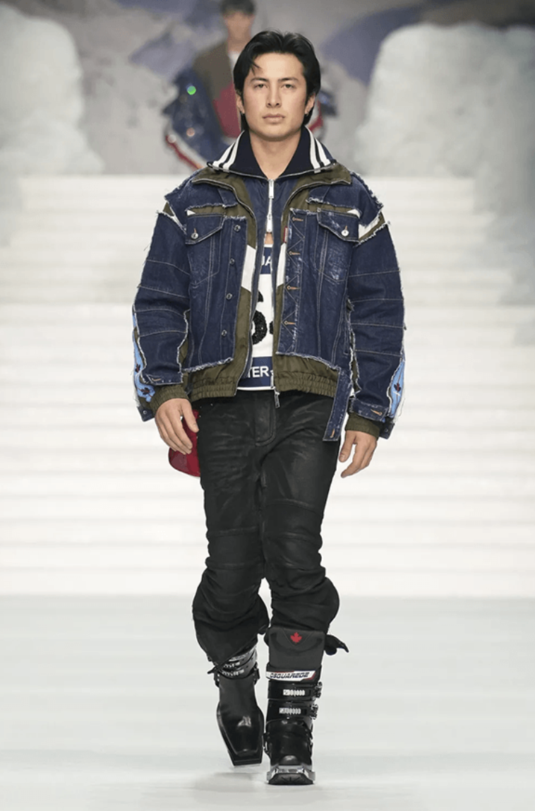 Dsquared2 Fall/Winter 2026 Show Stuns at Milan Fashion Week with Heated Rivalry actor Hudson Williams