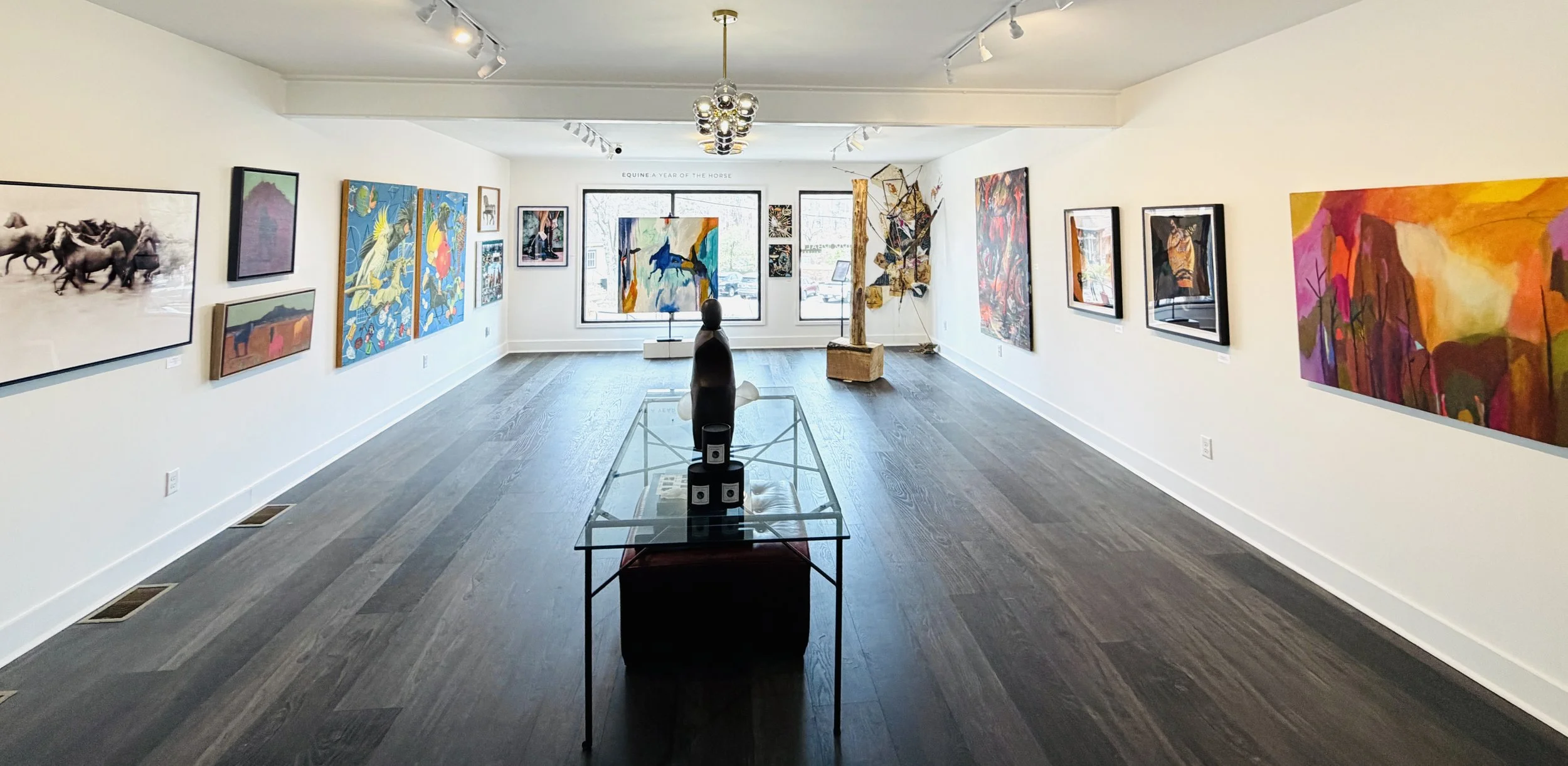 Equine Exhibition Opens at Mirrorball Gallery Tryon