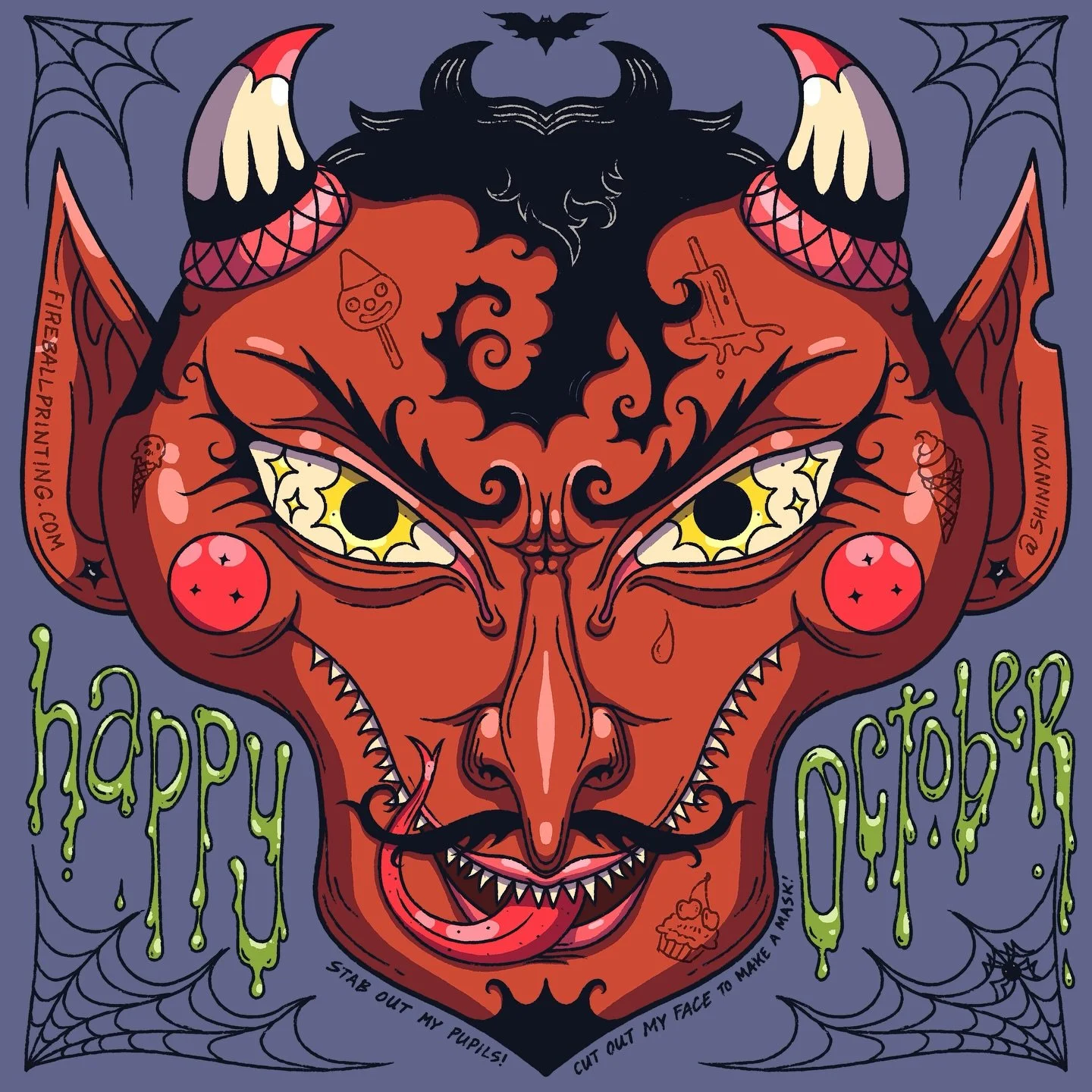 Another fun project done of cut-out-able masks with @fireballprints for Spooky Season! 🎃👹🧟‍♂️
Sending giant hugs to all 🫶
#shinyeonmoon #fireballprinting #fireballprints #devilmask #frankenstein #frankensteinmask #devil #happyhalloween #spo