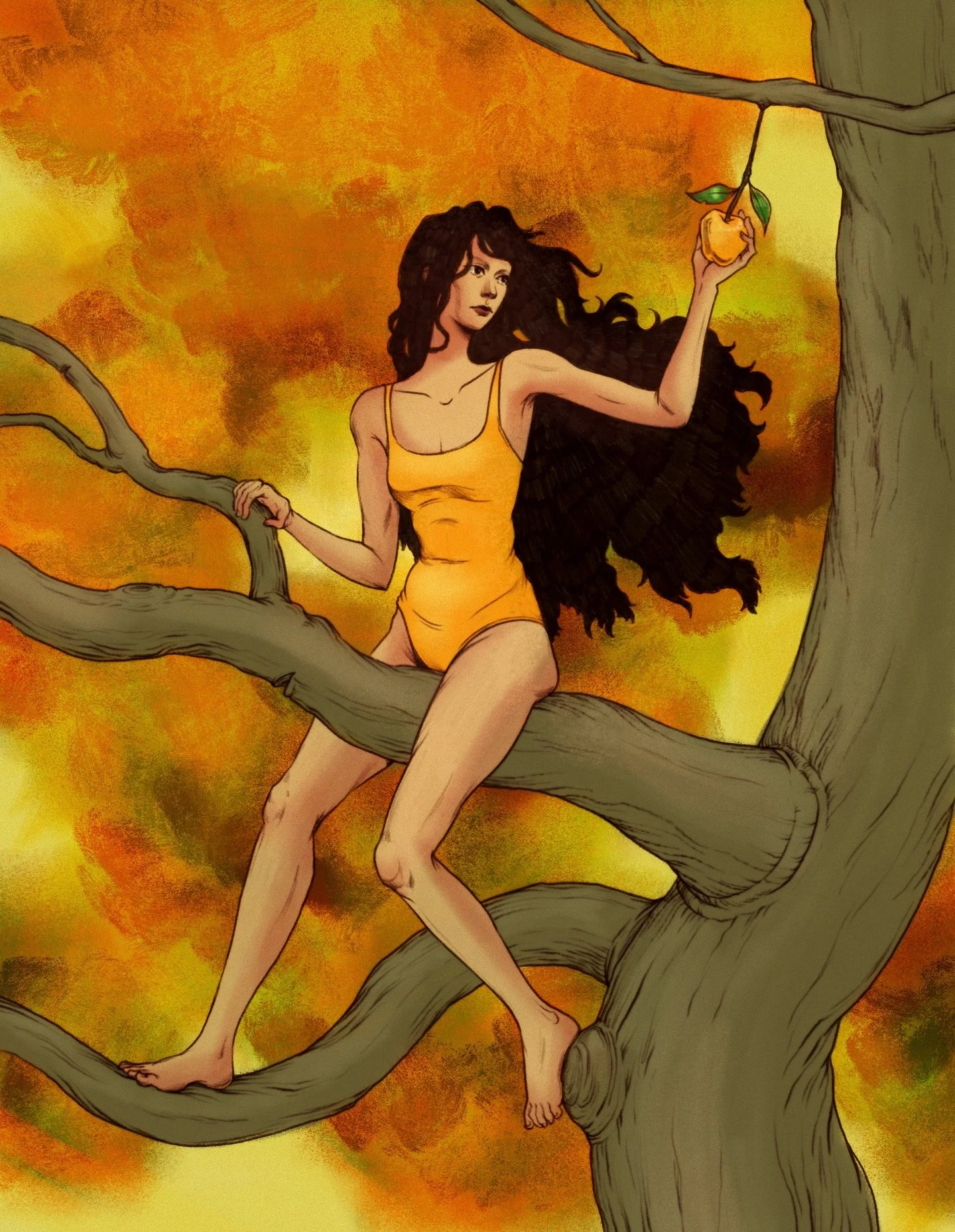 Ginkgo go go go 🍂✨✨✨

Haven&rsquo;t drawn silly things for myself in a minute so took the day to doodle #sundayfunday 
Sending giant hugs to all 🫶

.
.
.
#shinyeonmoon #procreatedrawings