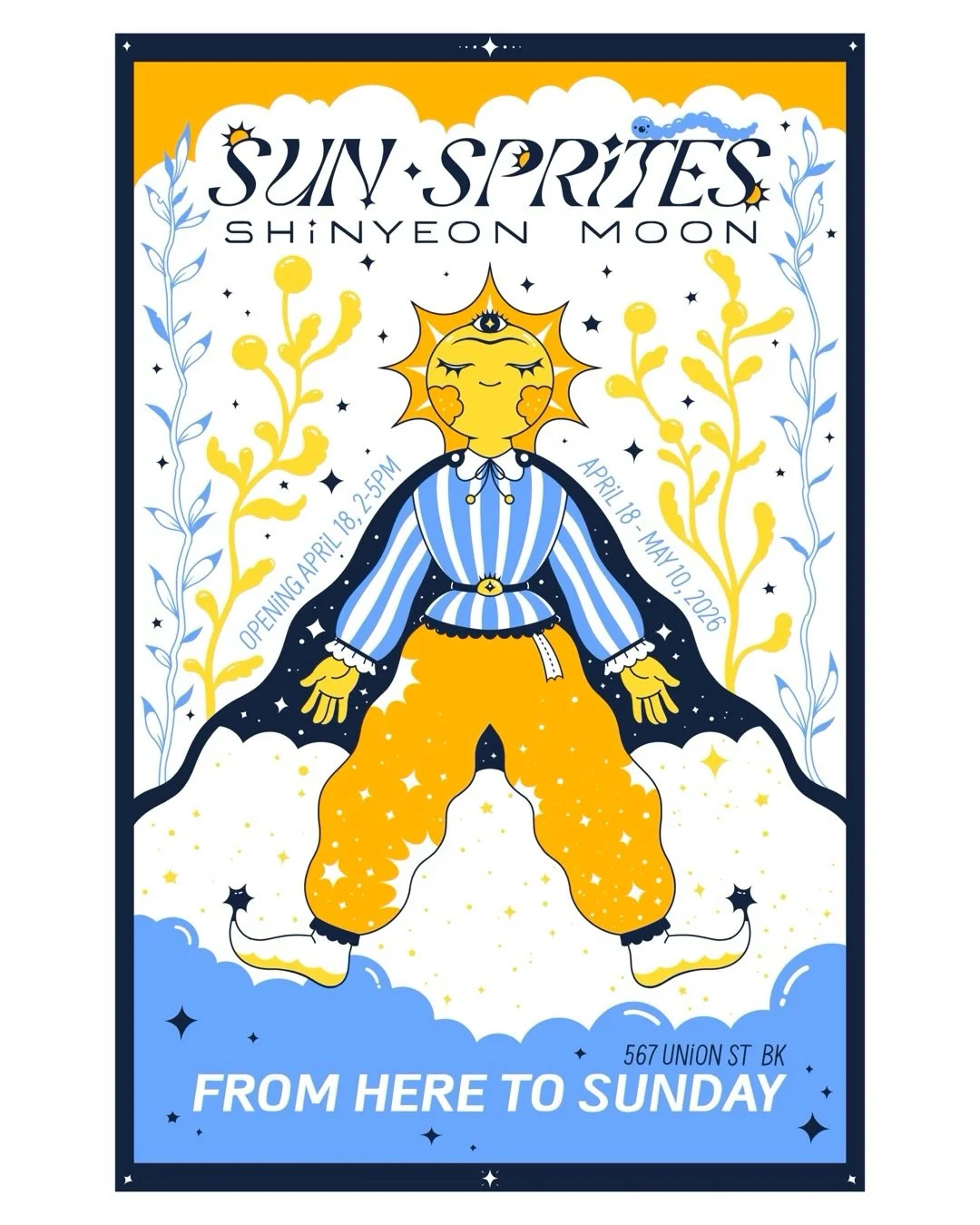 ✨✨✨SUN SPRITES ✨✨✨

So super happy to announce I will be having a mini exhibition of new works all about the joys of spring!! I hope you can come soak up the sun with some of my tiny talisman-like friends who are trying their absolute best to bring y