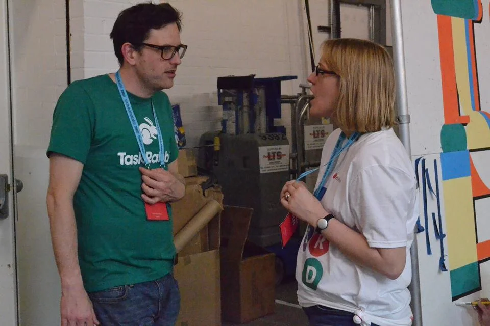 Herd founder Amy De-Balsi selling the virtues of the Leeds digital sector at Silicon Milk Roundabout