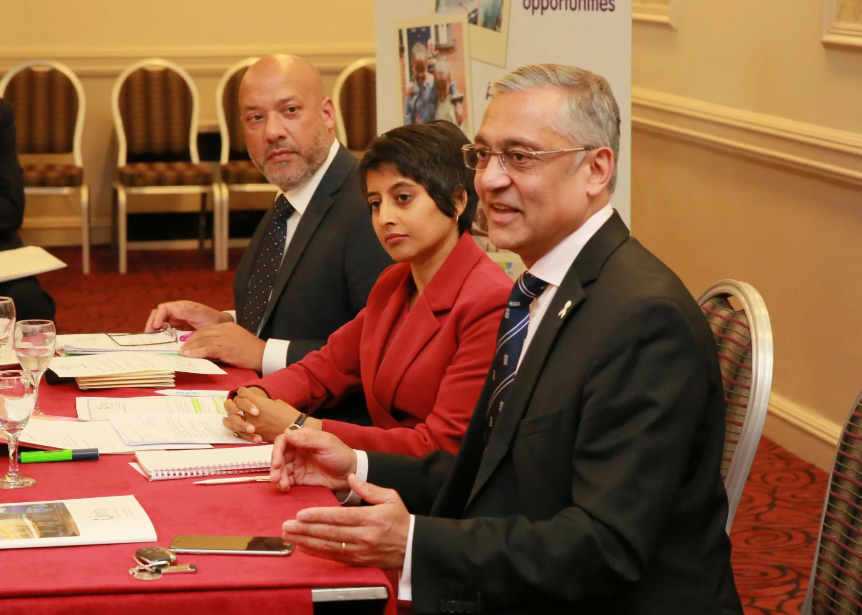 Lord Patel of Bradford answers questions following his keynote speech at the Unity Homes and Enterprise AGM