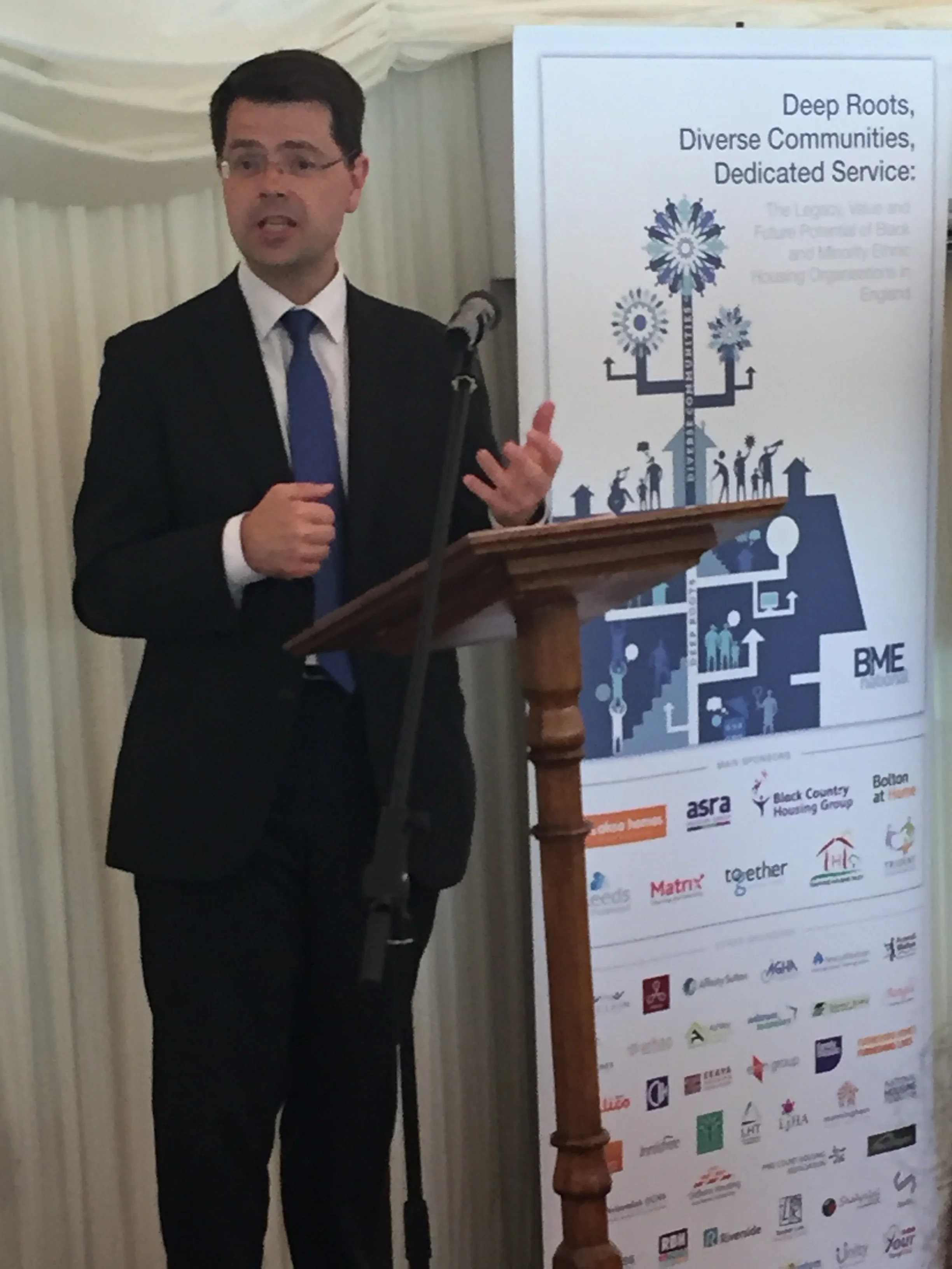 James Brokenshire at the BME National celebration event