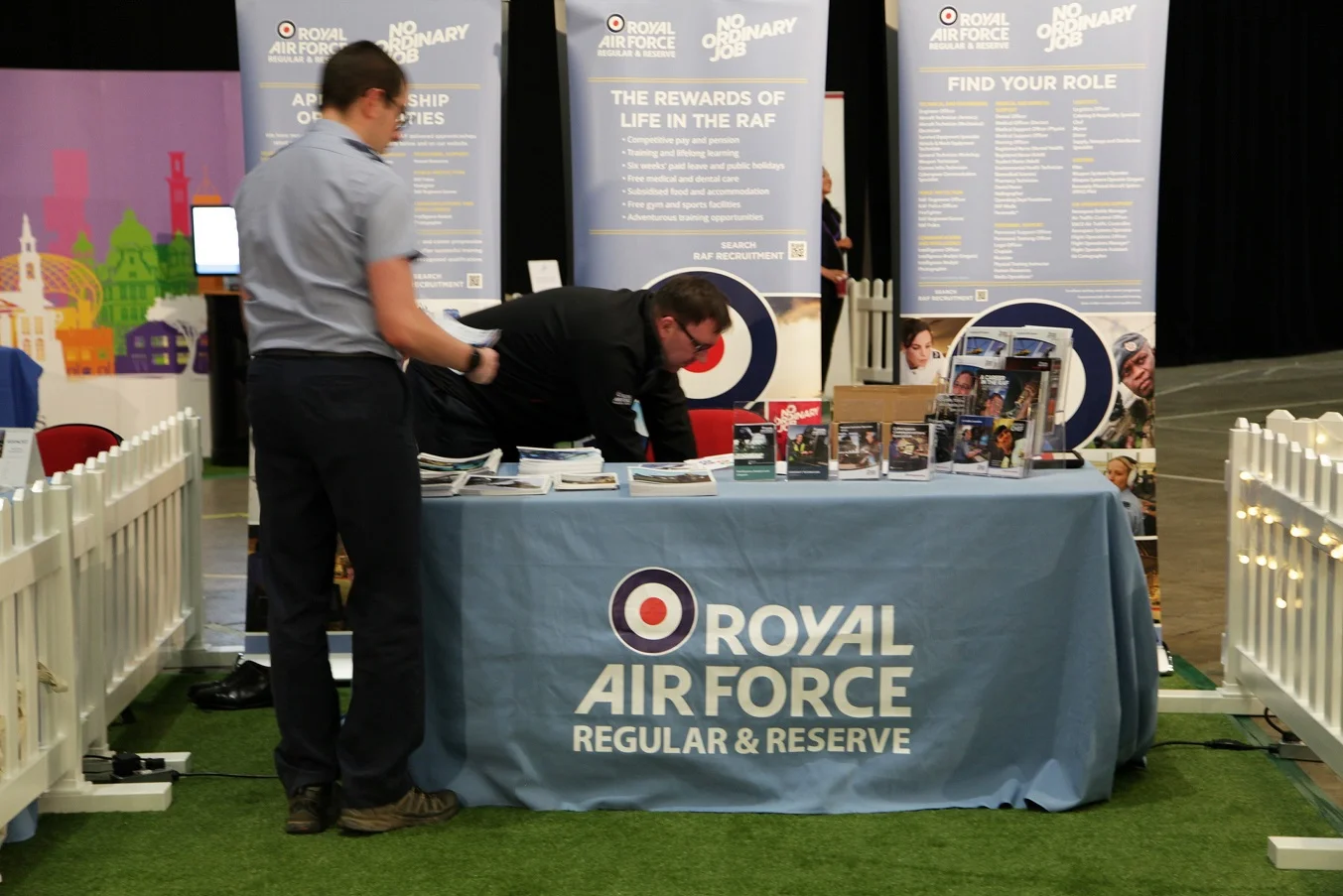 The RAF on display at Leeds Digital Job Fair 4.0