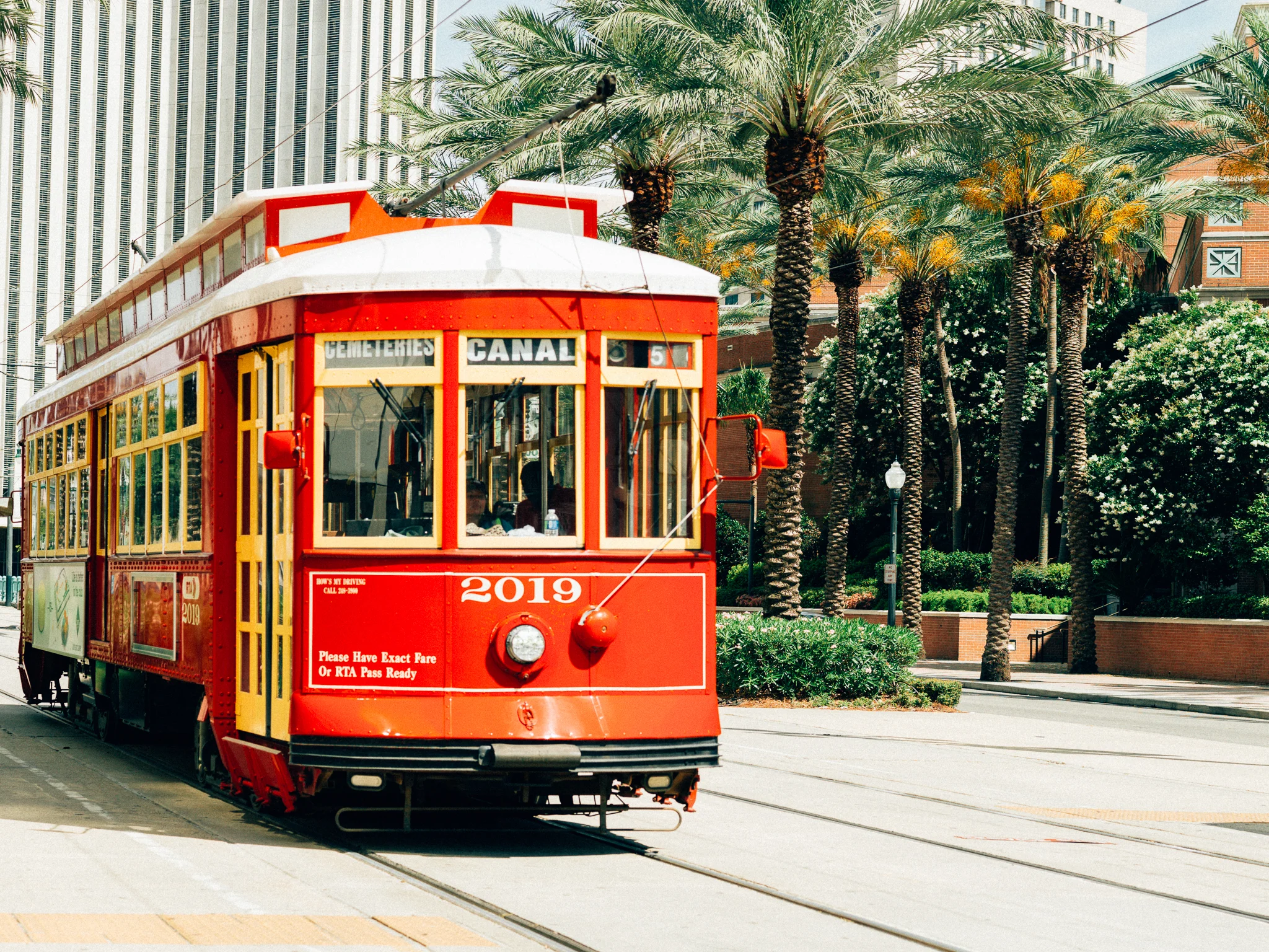 The red tram, N'awlins