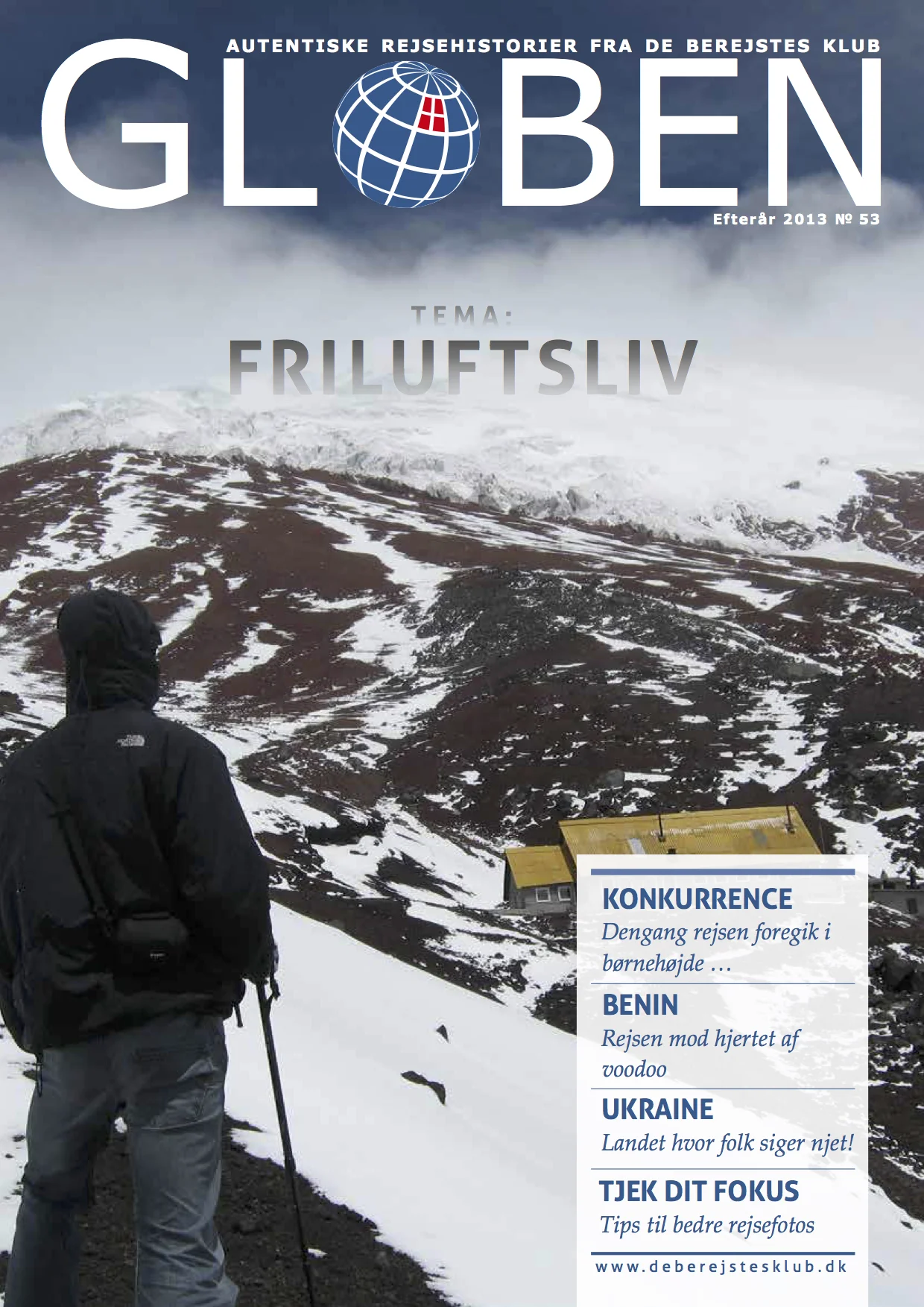 Issue 53: Friluftsliv This Outdoors issue takes us to witness whale sighting in Qatar, hunting in the Amazon, cycling in Paraguay, climbing in Norway, Argentina, Chile, voodoos in Benin, and much more. Read them here . 
