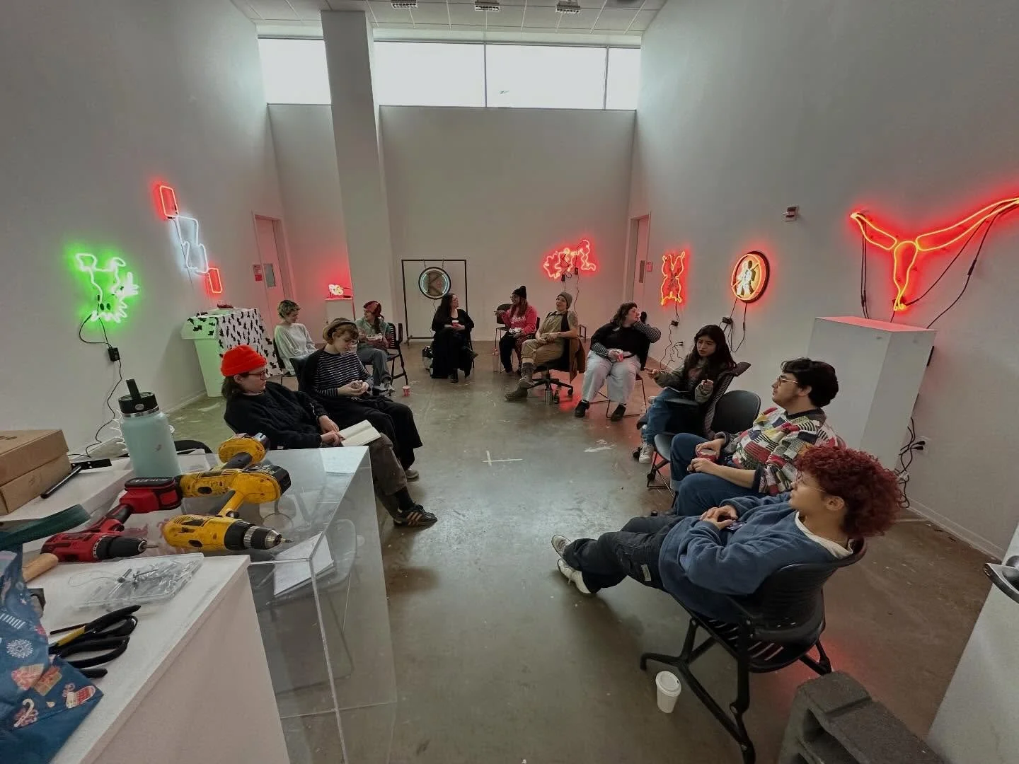 So impressed with the final projects from my neon class this semester! Everyone keeps raising the bar, and really illustrating how neon can be incorporated into so many different art practices. 

Here&rsquo;s a snippet of some of the work from our cl