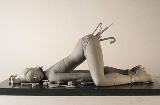 "Candy Ass"Resin cast sculpture10 x 22 x 11 in