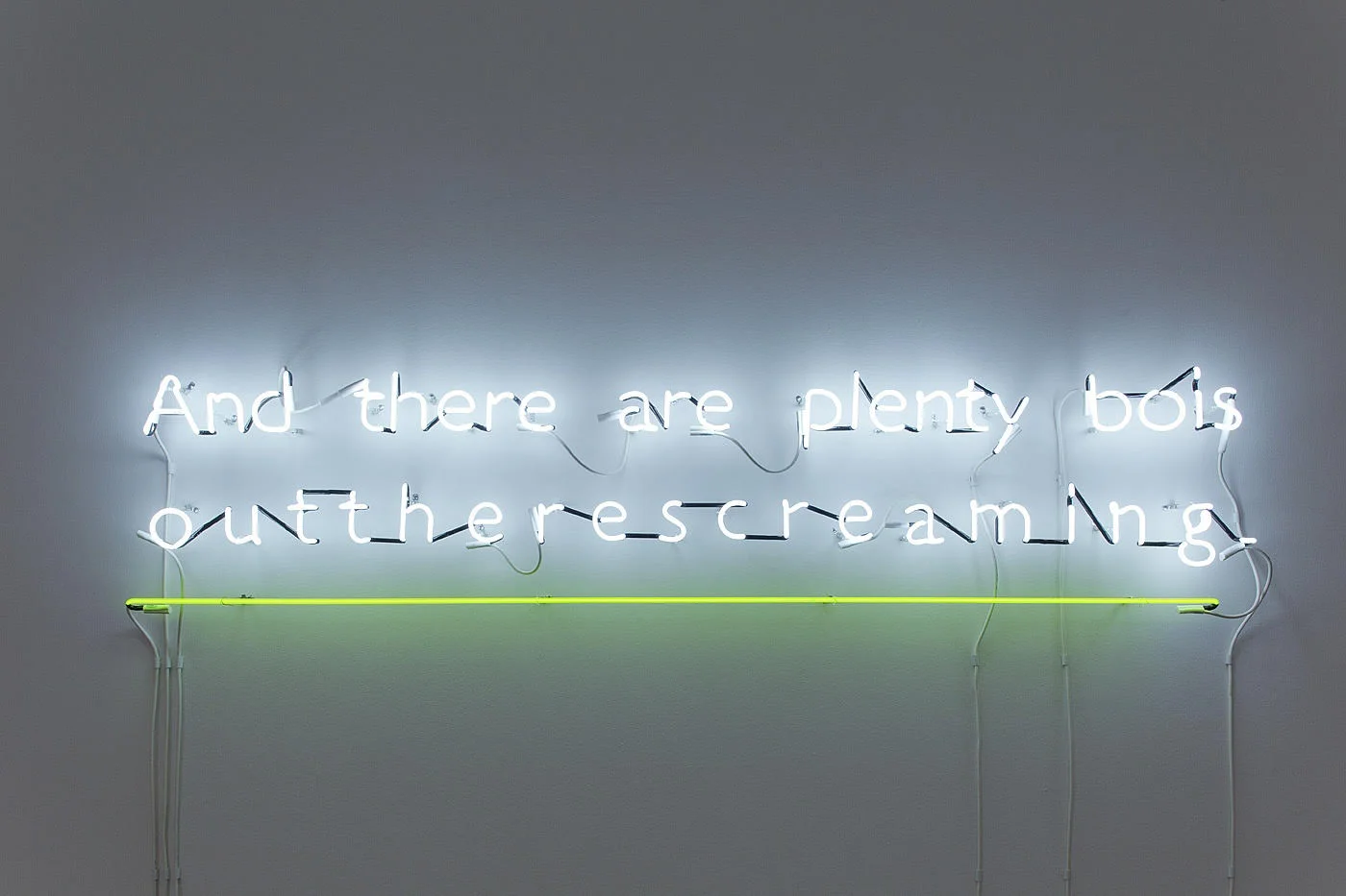 “Landscape I” 2017 Neon 30x96 in