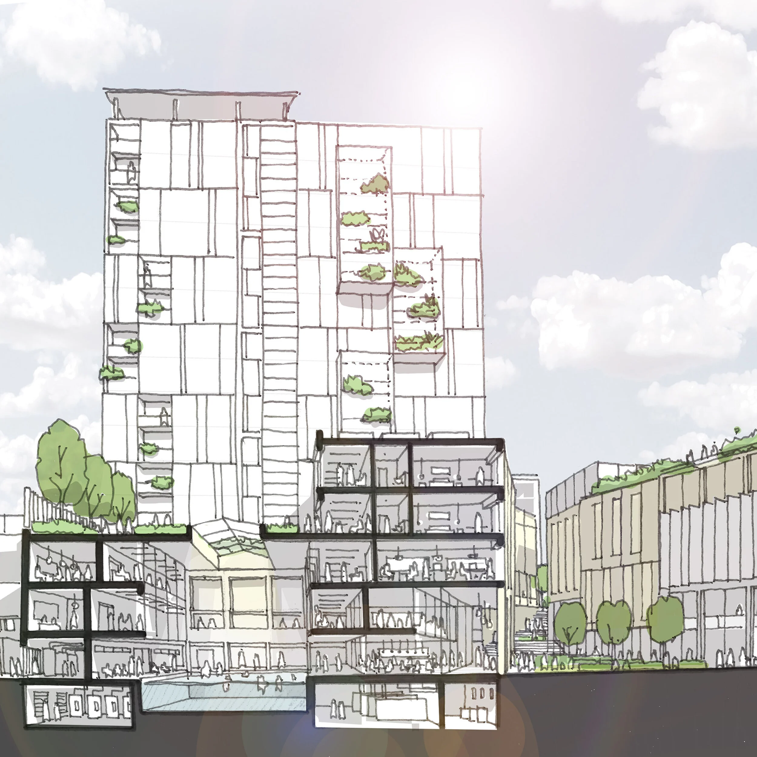 PURLEY HIGH-RISE