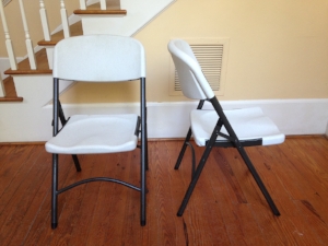 Our folding chairs