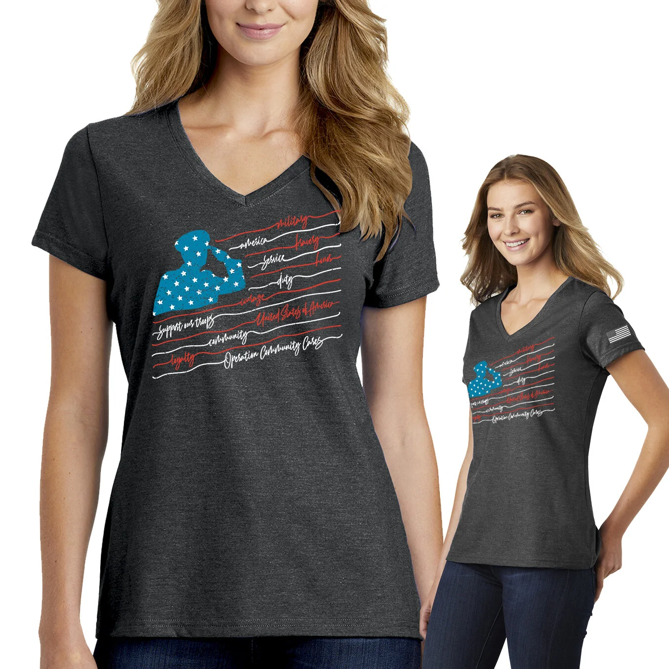 OCC | Ladies Ringspun V-Neck Tee