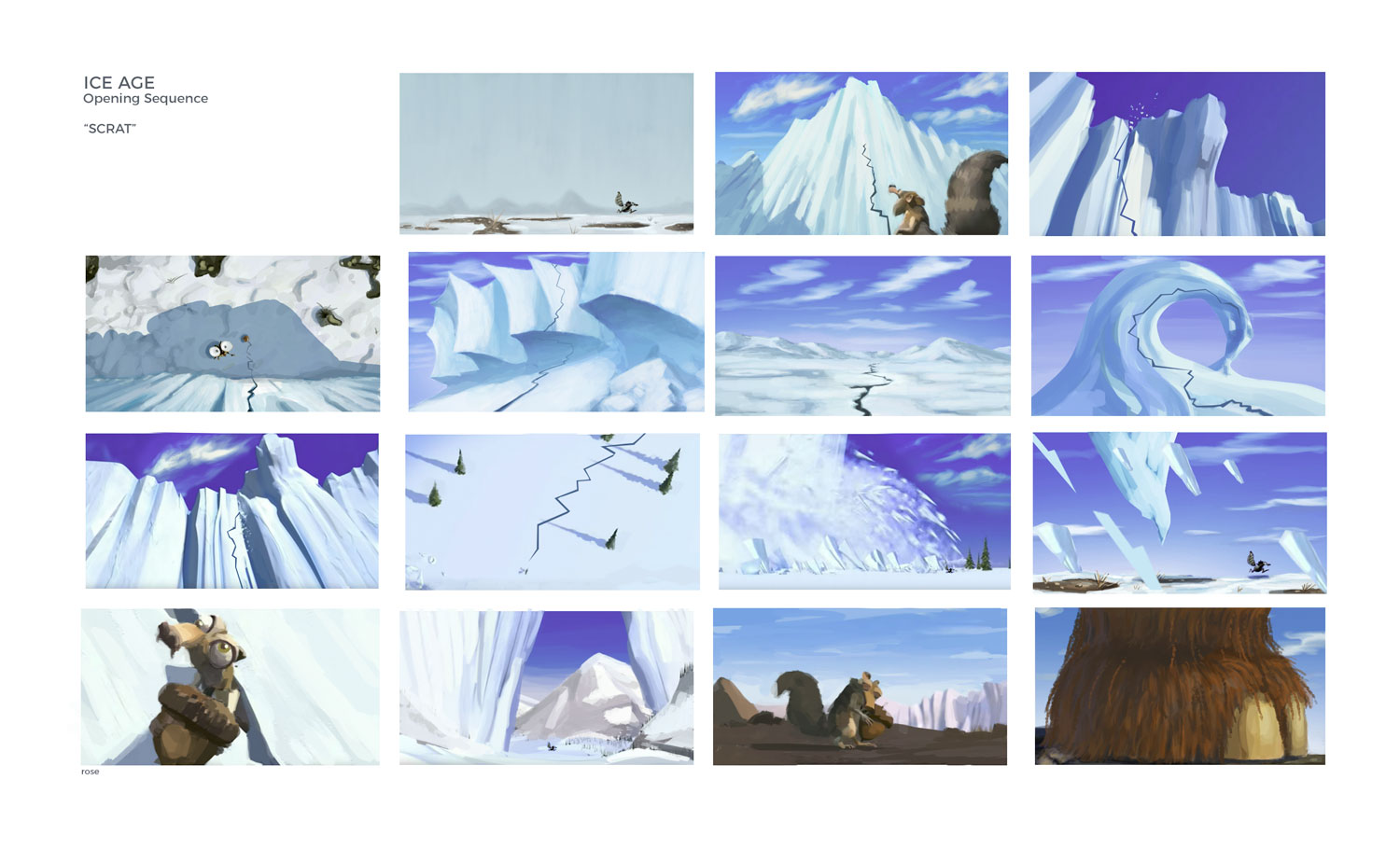 0pening color script