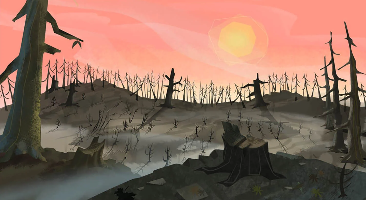 Charred Forest