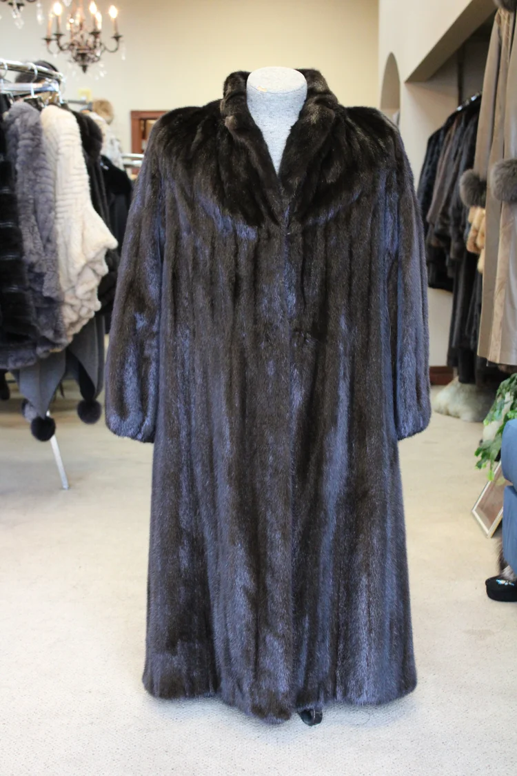 Full-Length Black Mink Fur Coat — EilersFurs, est. 1927