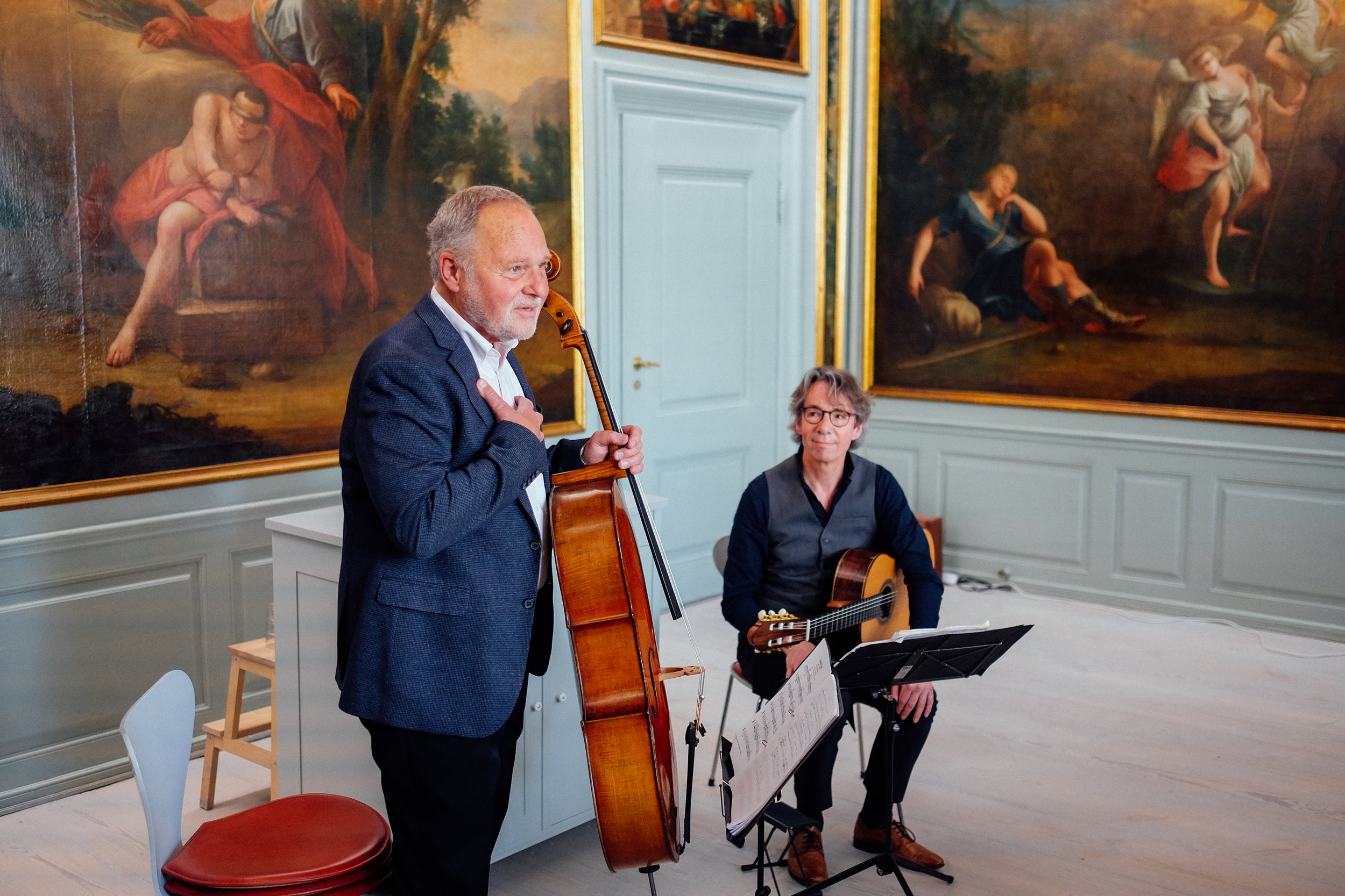 Cello and Guitar. Morten Zeuthen, Jesper Sivebæk 
