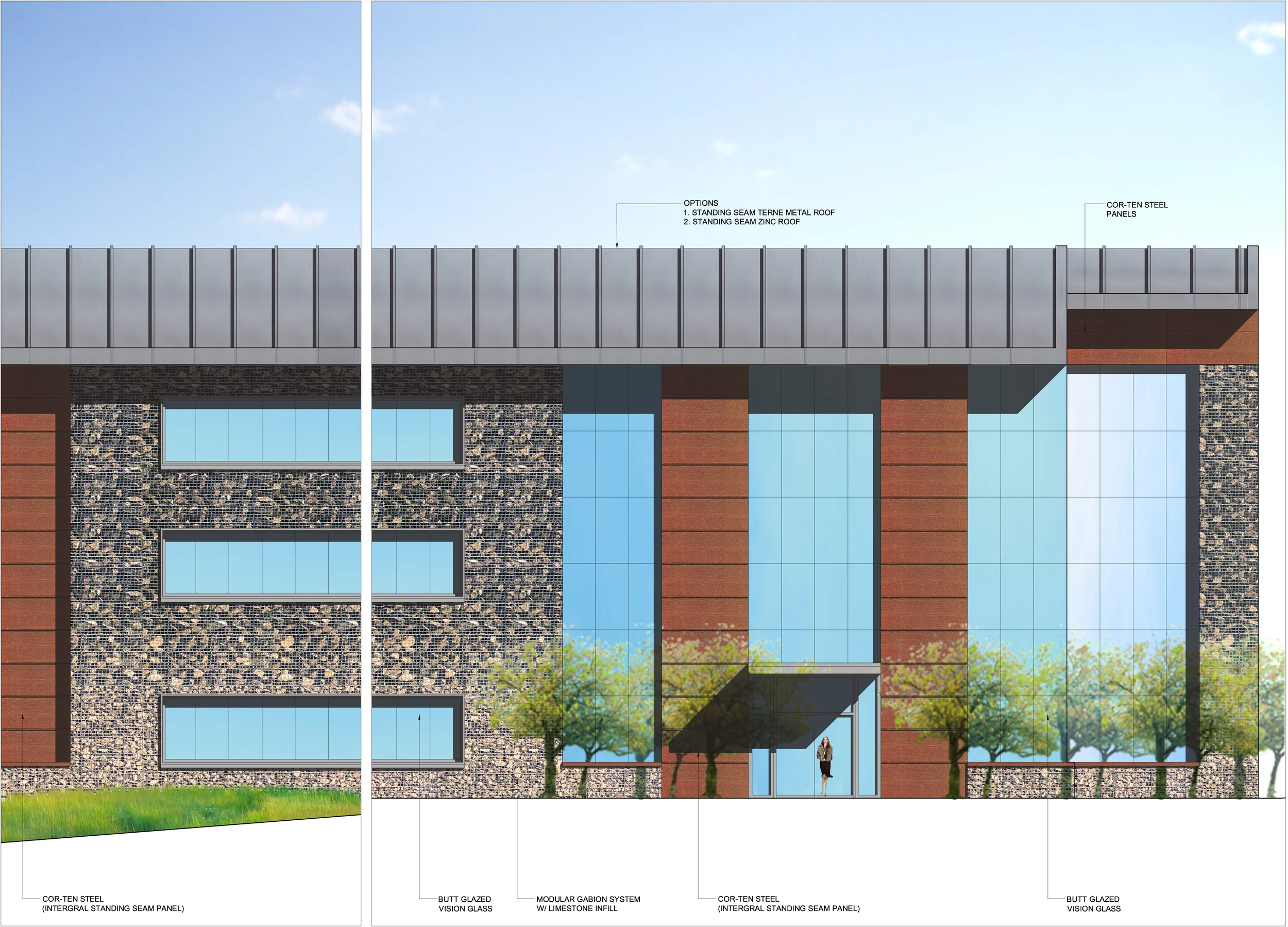 PARTIAL ELEVATION