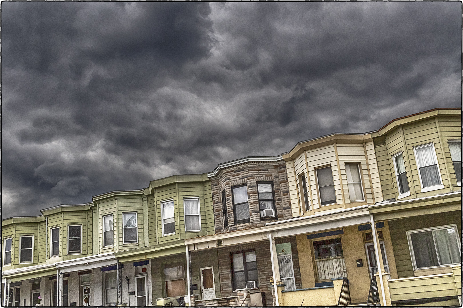 Before The Storm-Photo © Albert Ewing-Baltimore Rowhomes-05-13-2019-Baltimore MD-1.jpg