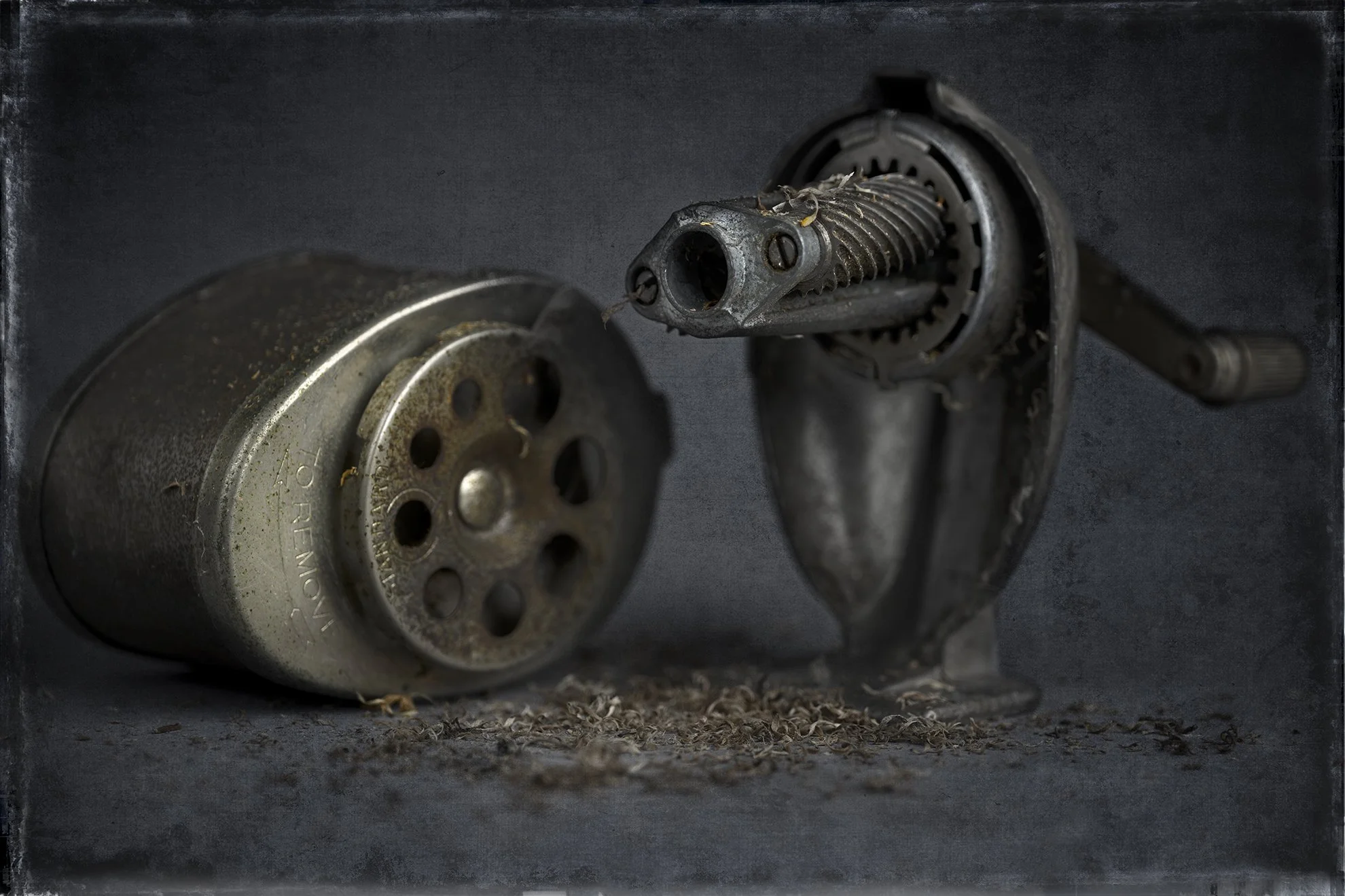 Photo © Albert Ewing-Pencil Sharpener Opened