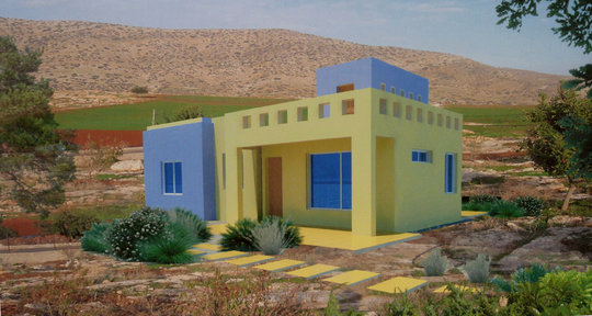 Digital rendering of a Rebuild to Remain home.