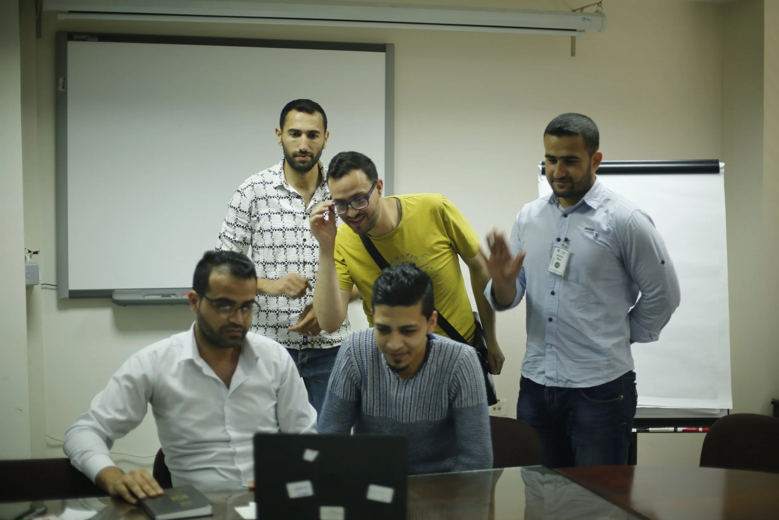 We Are Not Numbers Writers Teleconferencing with US Congressional Staffers from Gaza