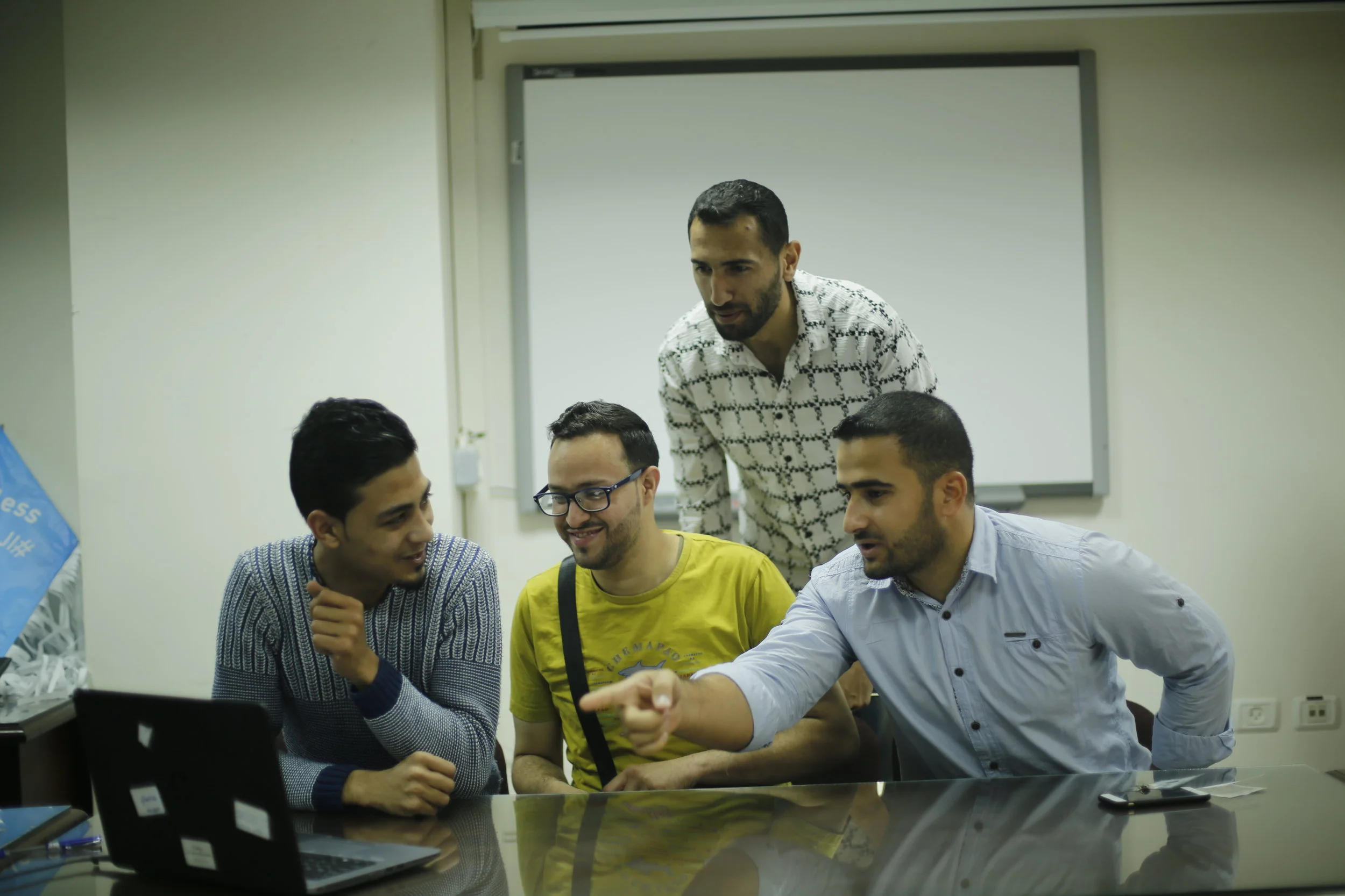 We Are Not Numbers Writers Teleconferencing with US Congressional Staffers from Gaza