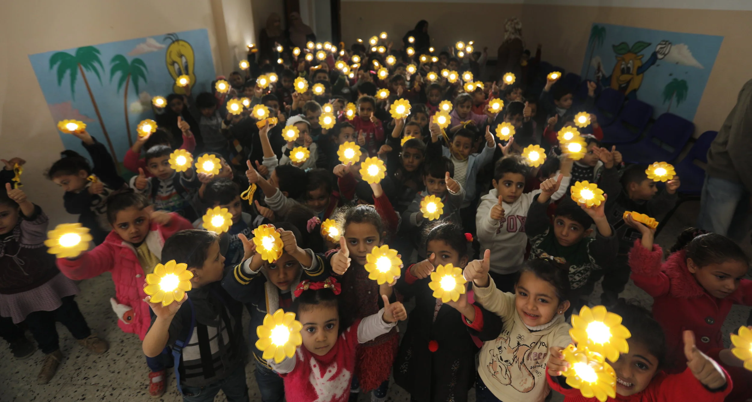 Do you see what I see? Thousands of LittleSuns got through to Gaza!