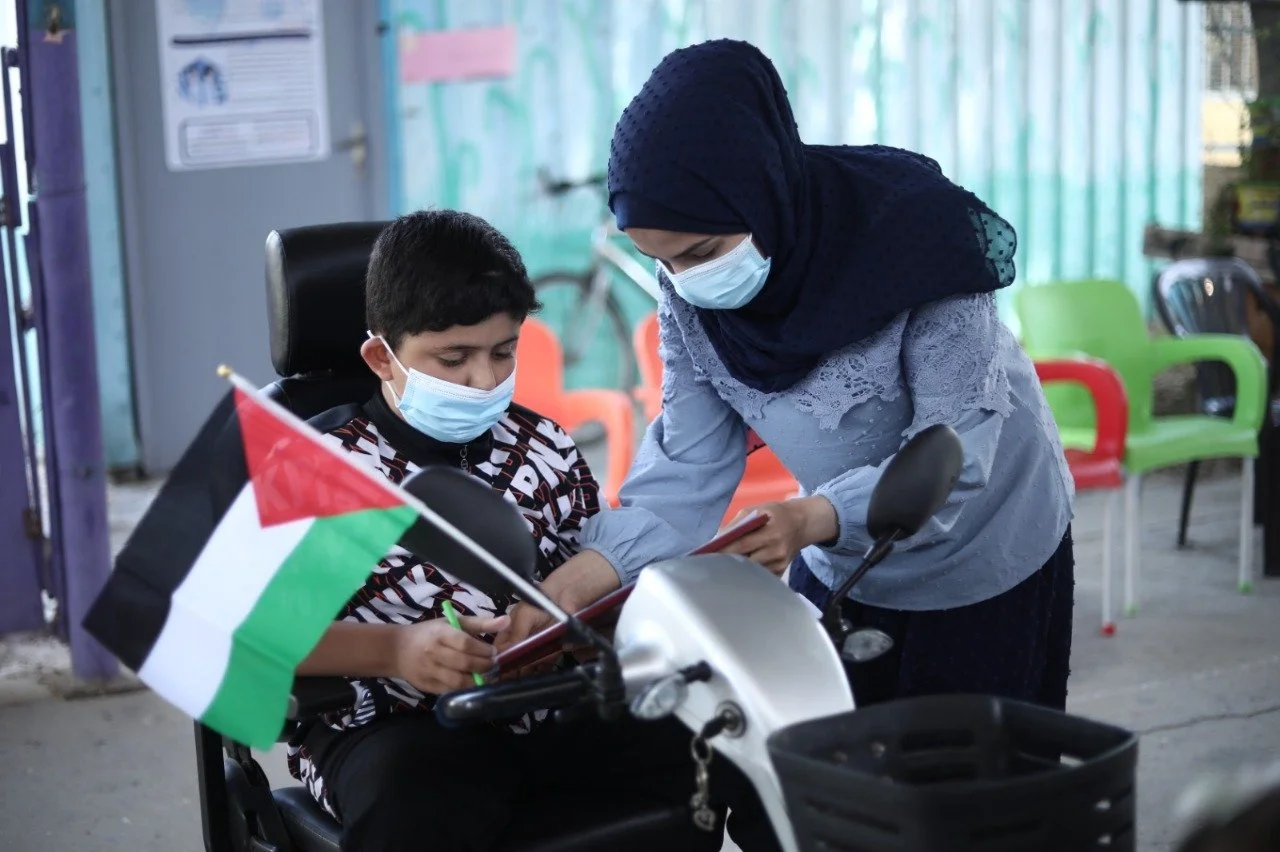 Mahmoud and his class 2.jpeg