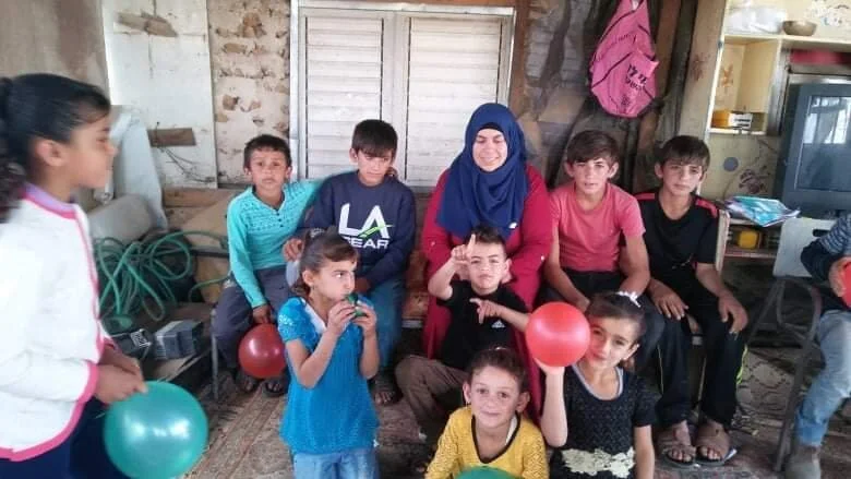 Social Worker Fatma bringing counsel to the South Hebron Hills