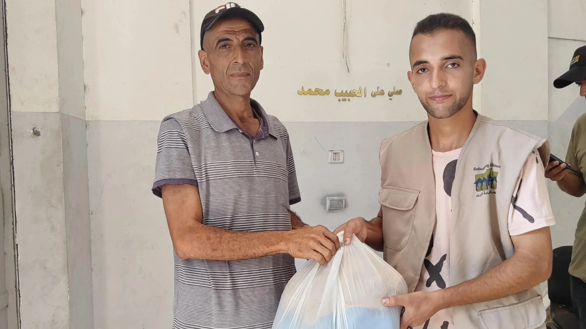 There was a moment of hope. A small food parcel, delivered by Rebuilding Alliance, filled with carefully chosen items that wouldn’t hurt Monir.