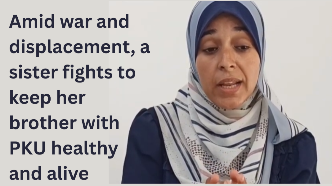 Striving to keep her brother healthy in Gaza