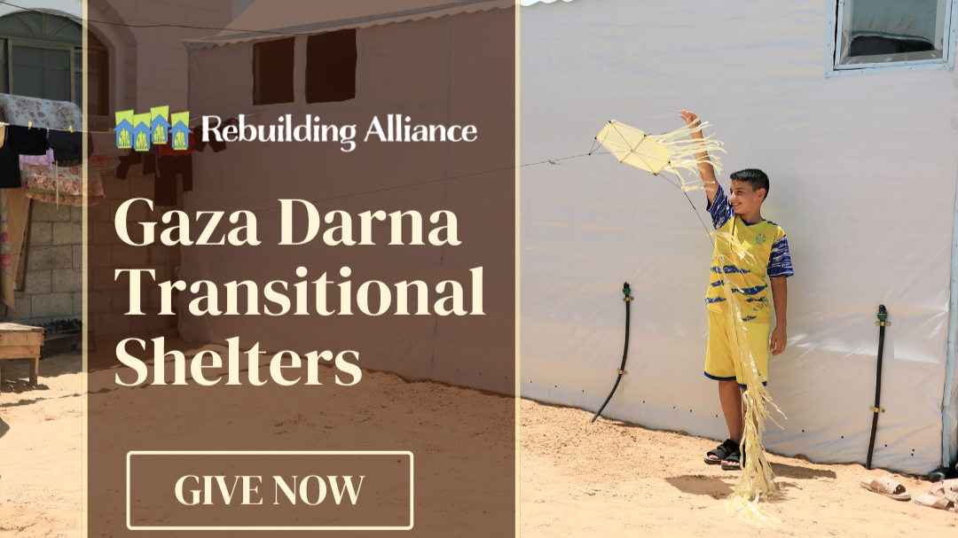 Five shelters have already been built, and five families have moved in!