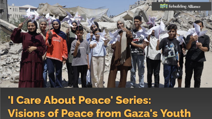 ‘I Care About Peace’ Webinar 1: Visions of Peace from Gaza’s Youth