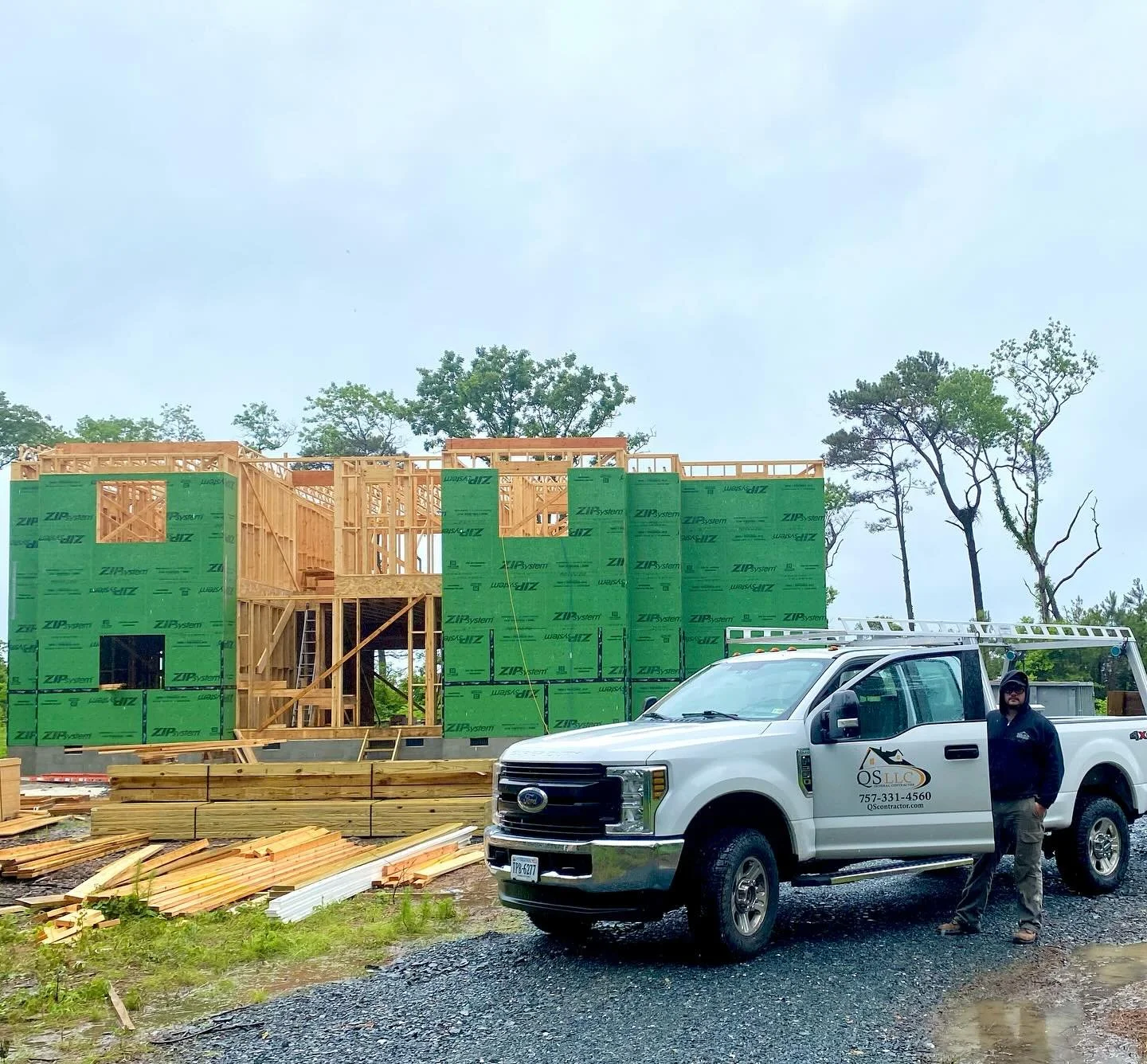 Going up ⬆️
Remember that foundation from earlier this month? Well, look at it now! 

#esva#machipongo#contractor#newhome#newhomeconstruction#fromthegroundup