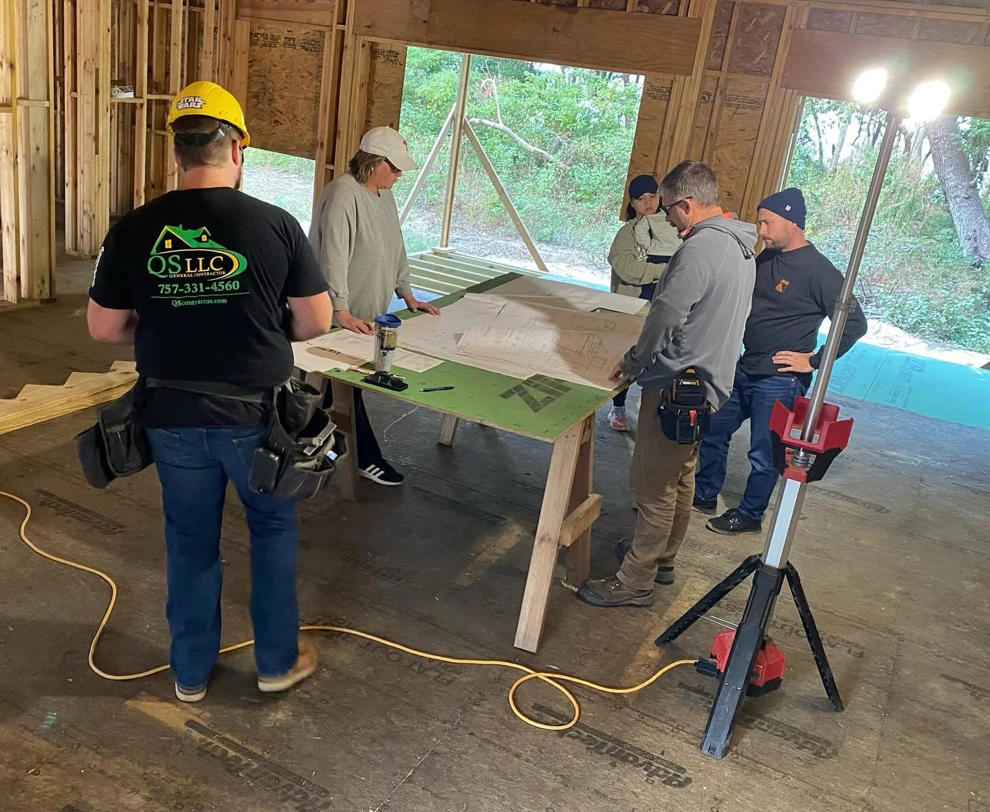 Talking through plans and making decisions on site&hellip;
Excited to bring this one to life for Rick, Rachel, and their family!

#esva#northamptoncounty#onsite#customhome#newhome#homeconstruction#contractor